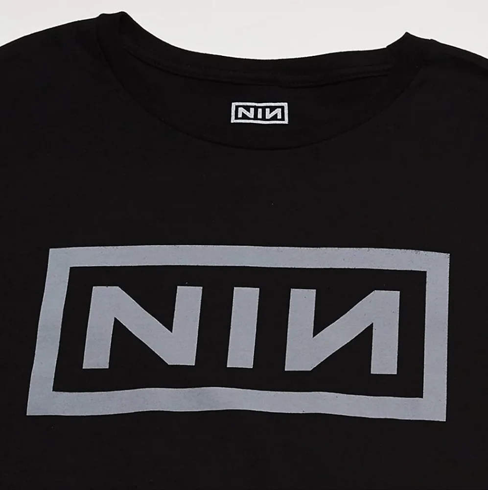 Nine Inch Nails Classic Logo Black Shirt - Picture 2 of 3